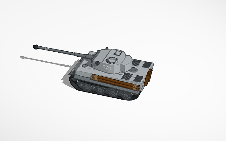 3D design tiger 1 - Tinkercad