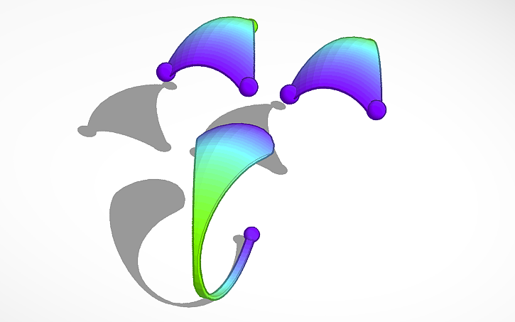 3D design Gradient Bikini - Tinkercad