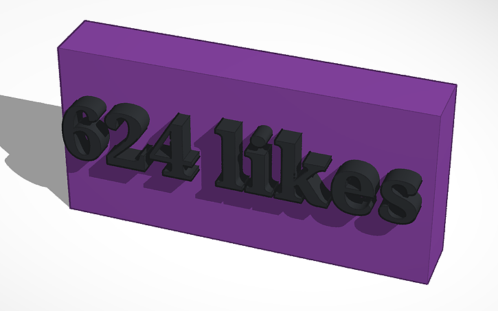 3D design like counter (cont.) - Tinkercad