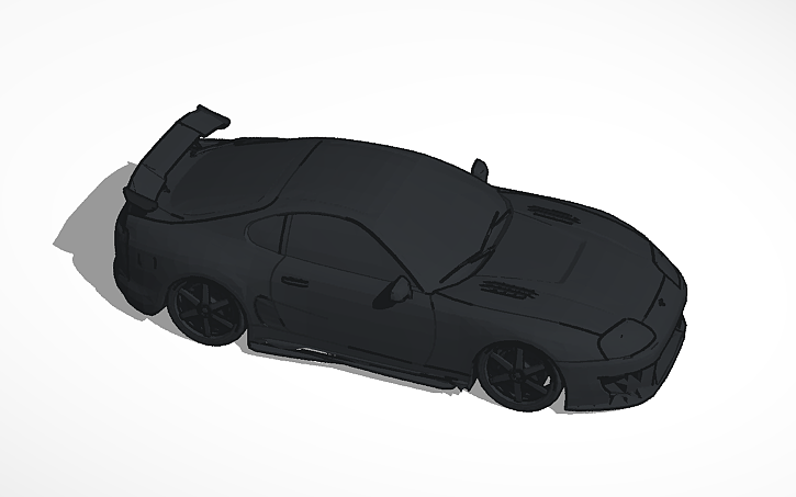 3D design Toyota Supra - Tinkercad