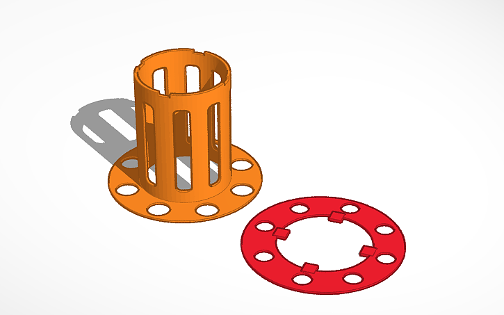 3D design Filament Spool - Tinkercad