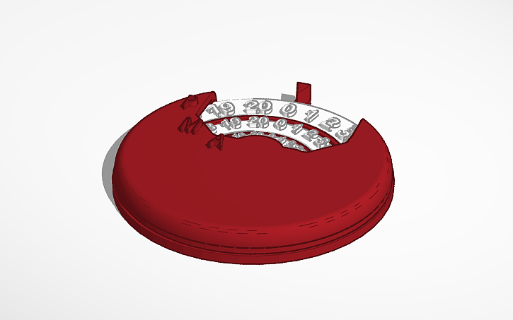 3D design Counter Assembled - Tinkercad