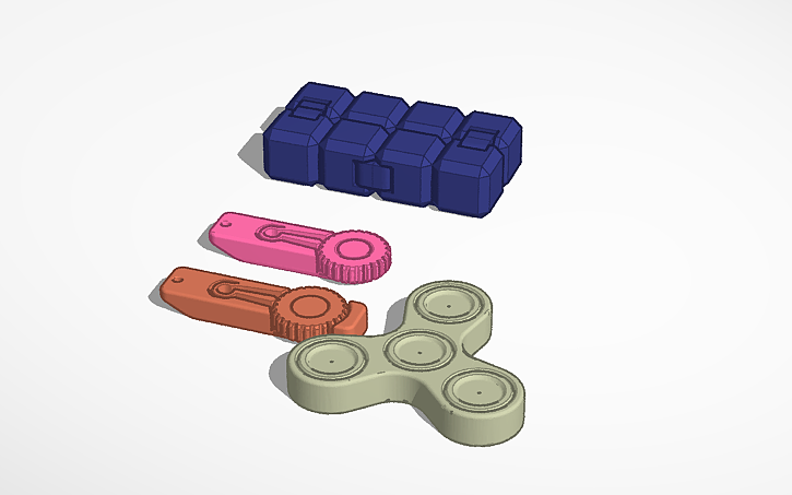 3D design Fidgets - Tinkercad