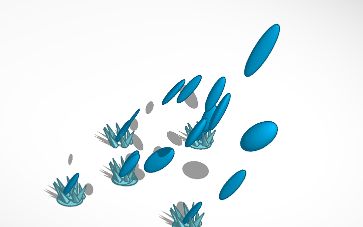 3D design rain - Tinkercad