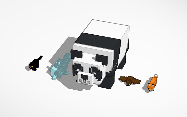 3D design animals - Tinkercad