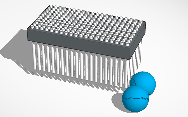 3D design Interactive peg board - Tinkercad