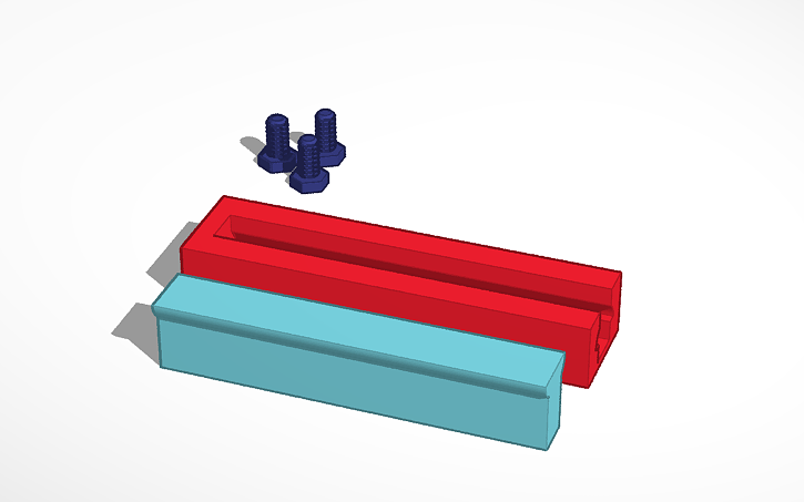 3D design Sliding Rails - All Parts - Tinkercad