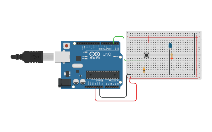 Circuit design Andrea Vega PULL DOWN - Tinkercad