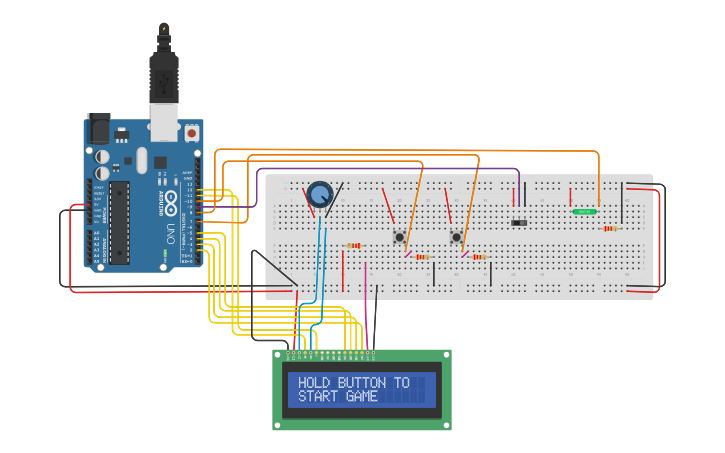 Circuit design Mine It Arduino Project - Tinkercad