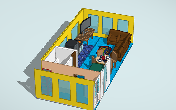 3D design KJ - Interior Design Challenge - Tinkercad