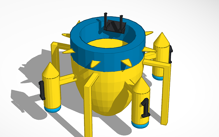 3D design Maquina del tiempo - Tinkercad