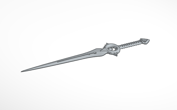 3D design The Infinity Blade - Tinkercad