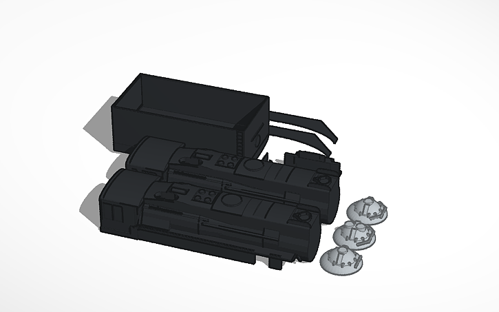 3D design Trackmaster SP GS2-6 shell kit - Tinkercad