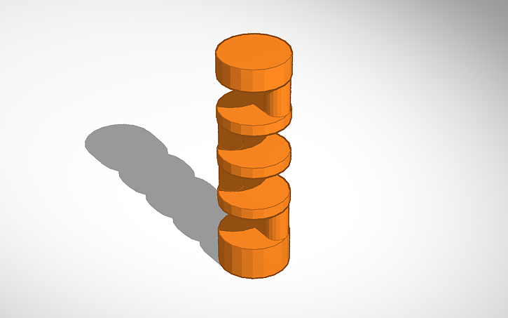 3D design I4 Engine Crankshaft - Tinkercad