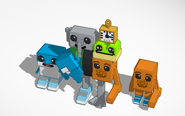 3D design Los Combinacionas Brainrot - Tinkercad