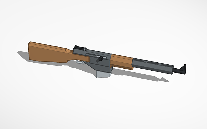 3D design Rifle - Tinkercad