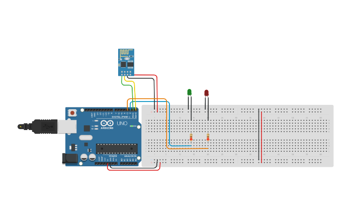 Circuit design Bluetooth arduino - Tinkercad