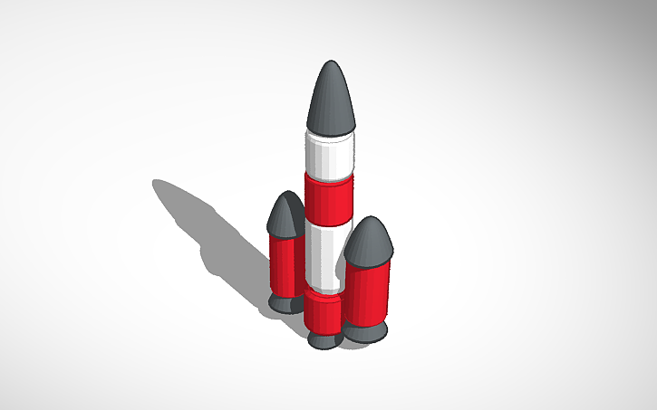 3D design Rocket - Tinkercad