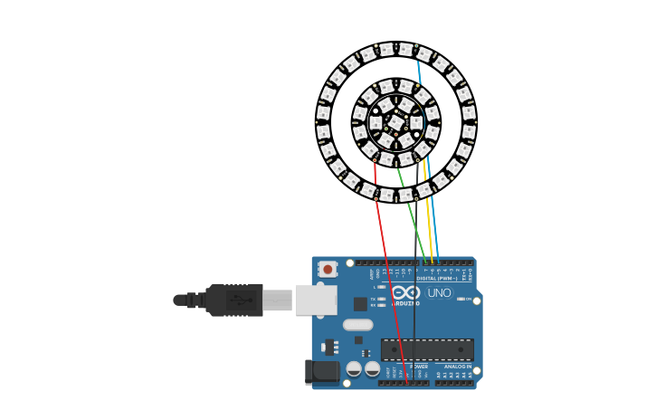 Circuit design 202208 - 29 時鐘 - Tinkercad