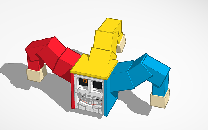 3D design prototype - head - Tinkercad