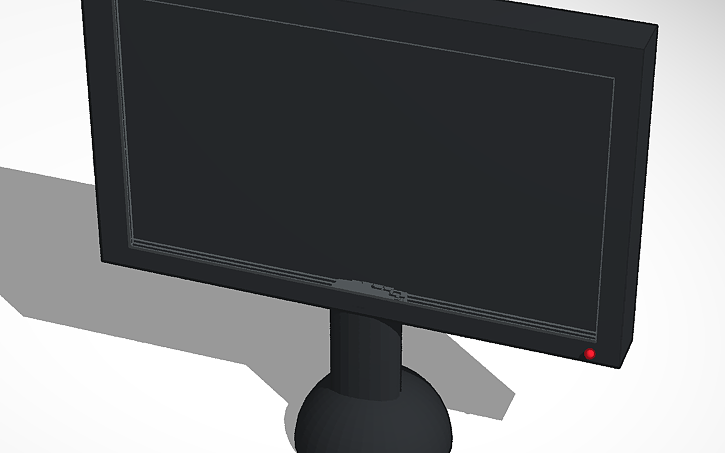 3D design monitor - Tinkercad