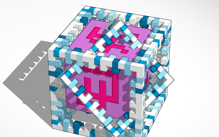 Minecraft Crystal Model 3D design End Crystal: Minecraft - Tinkercad