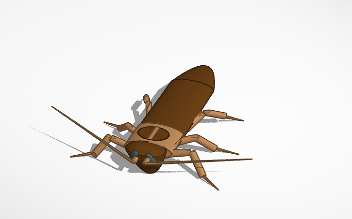 Autocad Cockroach 3D design Cockroach - Tinkercad