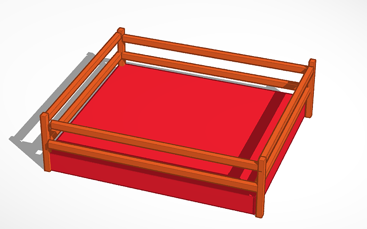3D design Boxing ring/ Wrestling Arena - Tinkercad