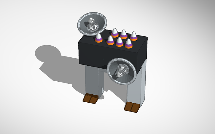 3D design 7297 hacker - Tinkercad
