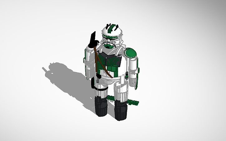 3D design grand general recon clone armor - Tinkercad