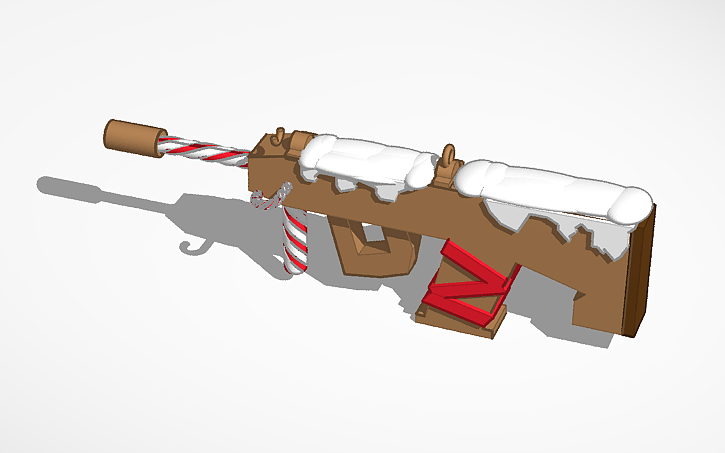 Aug Rivala 3D design Ginger Bread Aug rivals skin - Tinkercad