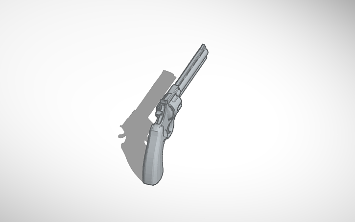 3D design Colt Python Revolver - Tinkercad