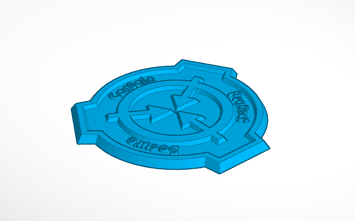 3D design SCP - Tinkercad