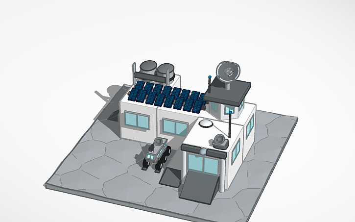 3D design Rover Gear Station - Tinkercad