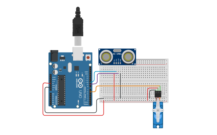 Circuit design Mouse Trap - Tinkercad