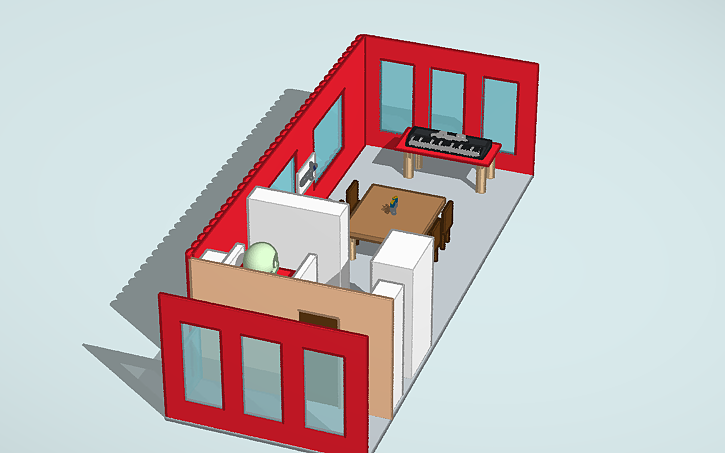 3D design Copy of Interior Design Challenge - Tinkercad