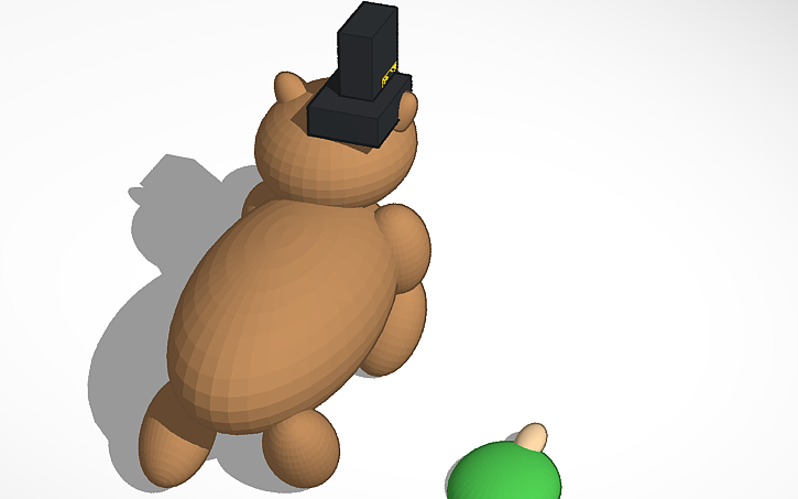 3D design Charlie musgrave challenge #3 bear - Tinkercad