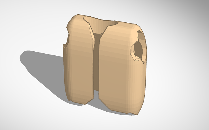 3D design safety vest (tinkering) - Tinkercad