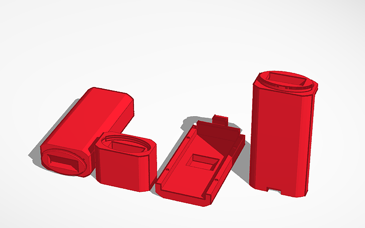 3D design USB shell - Tinkercad