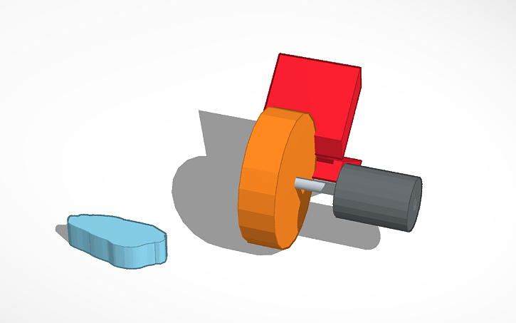3D design Hydroelectric generator - Tinkercad
