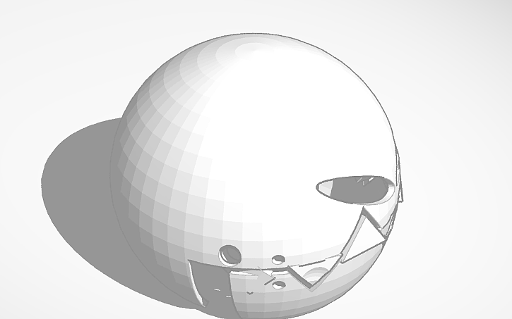 3D design head mask thingy - Tinkercad