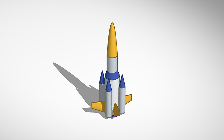 3D design Rocket - Tinkercad