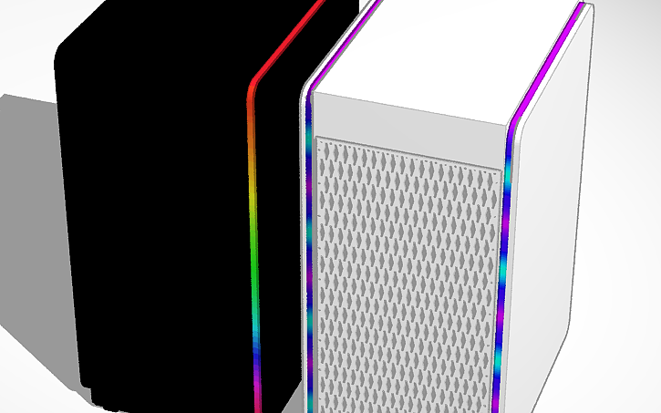 3D design PC Case - Tinkercad