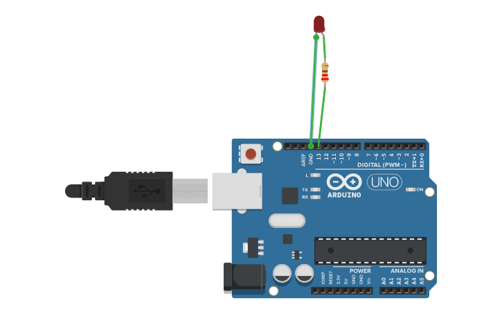 Led Ring Arduino Code Cad Circuit design video 4 - arduino led - Tinkercad