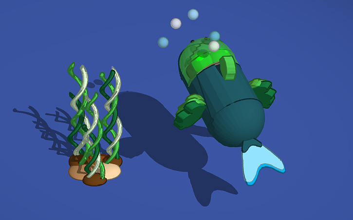 3D design Barreleye fish 🐠 - Tinkercad