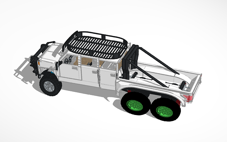6x6 Rtablr Design 3D design ford 6x6 - Tinkercad