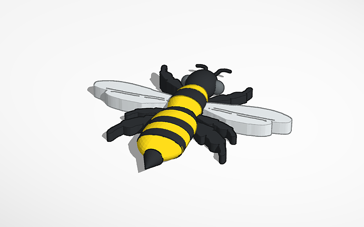 3D design bee - Tinkercad