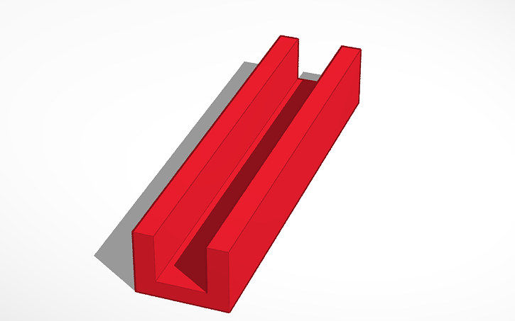 3D design marble channel - Tinkercad