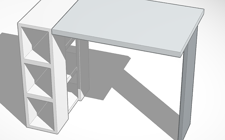 3D design table - Tinkercad