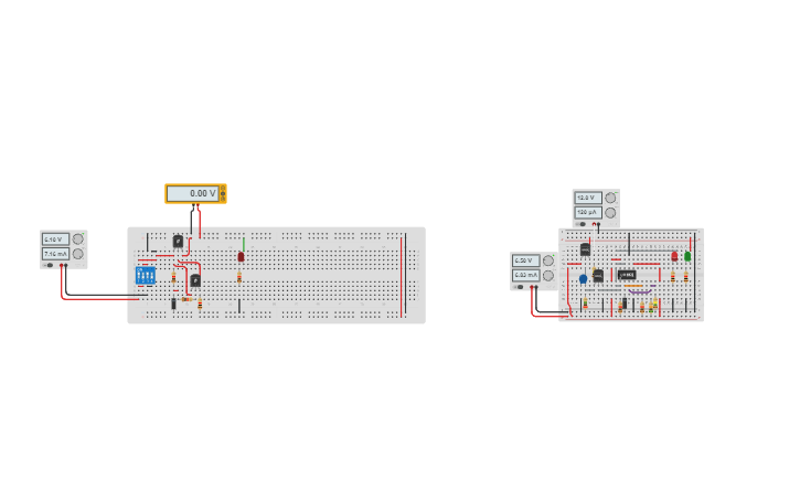 Circuit design Overvoltage Protection - Tinkercad